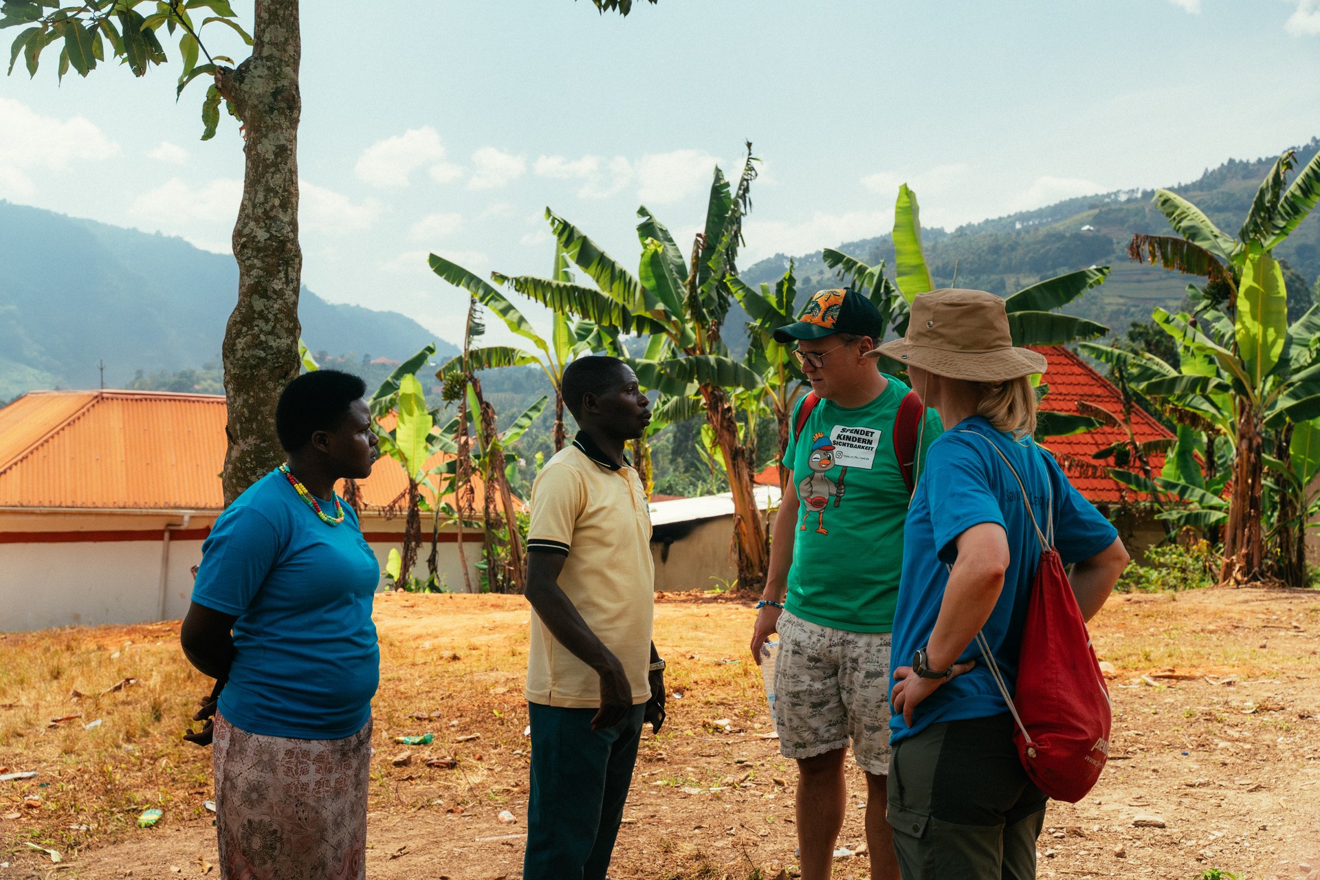 Face-to-face encounter in Buhoma, Uganda