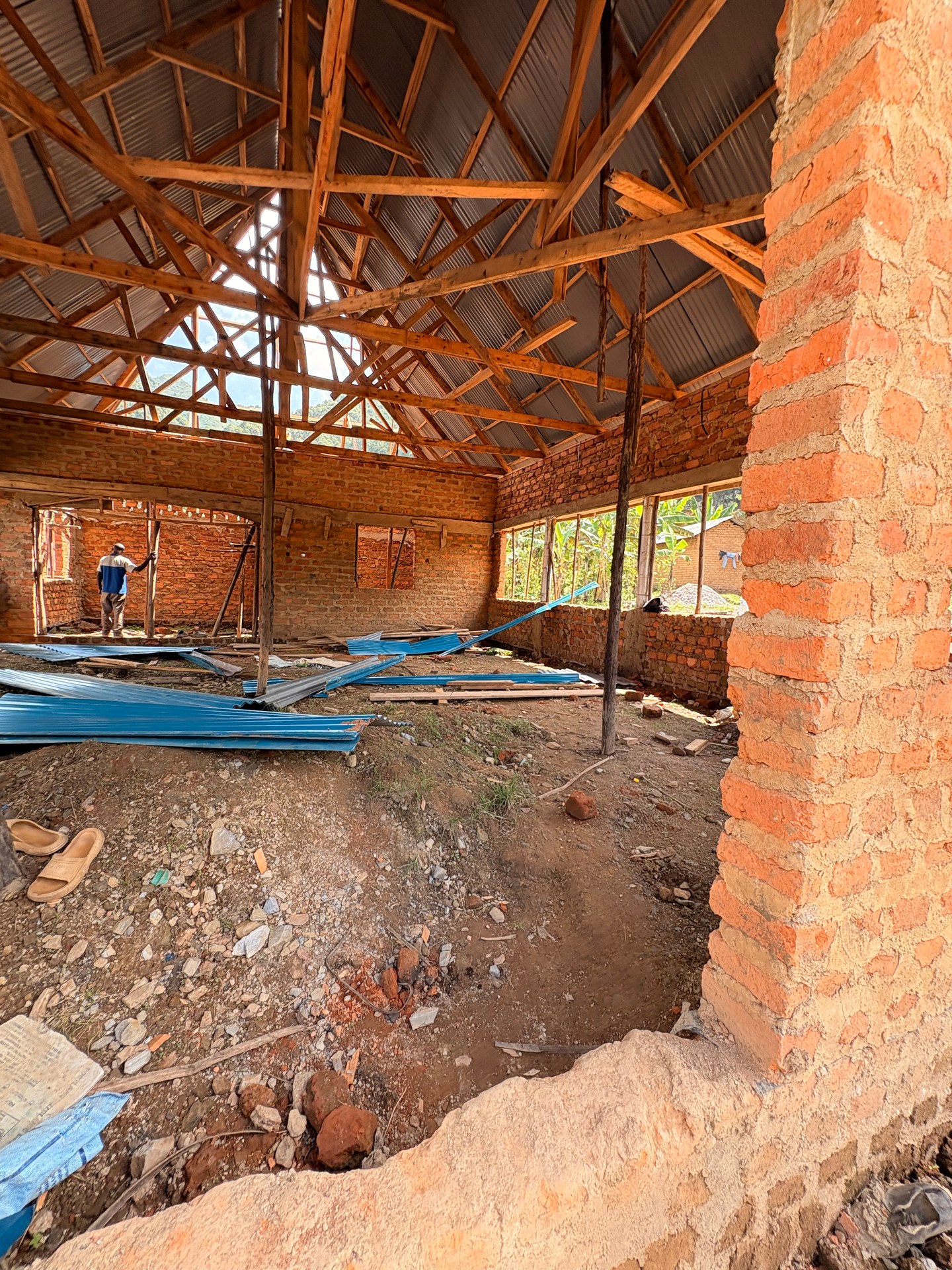 School building in Buhoma