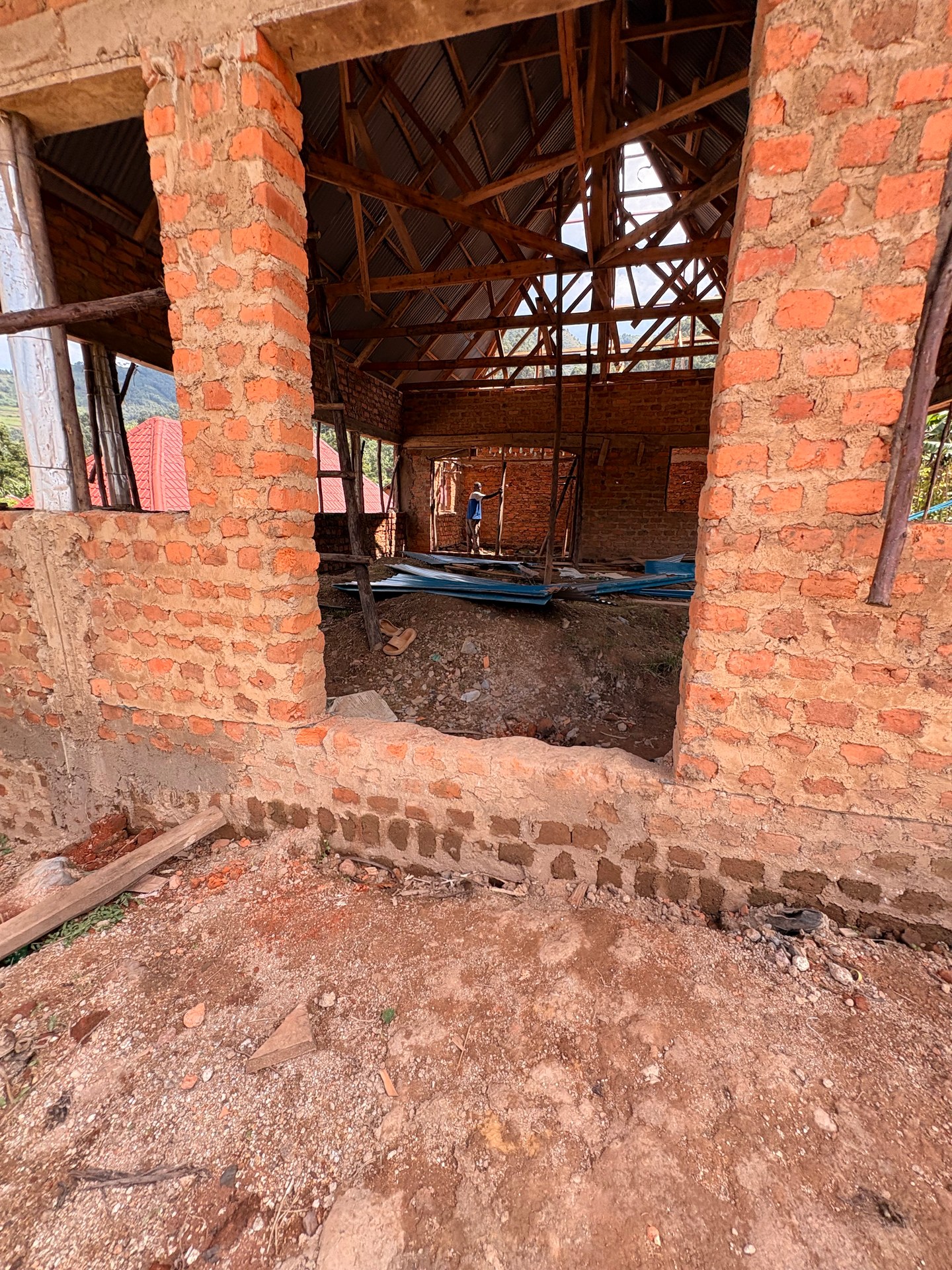 Construction in Buhoma