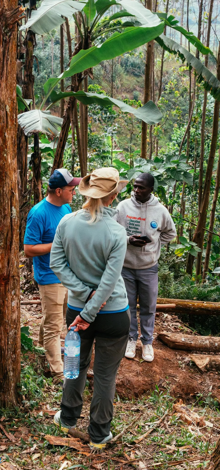 A Batwa man in the Bwindi forest — a quiet moment of encounter